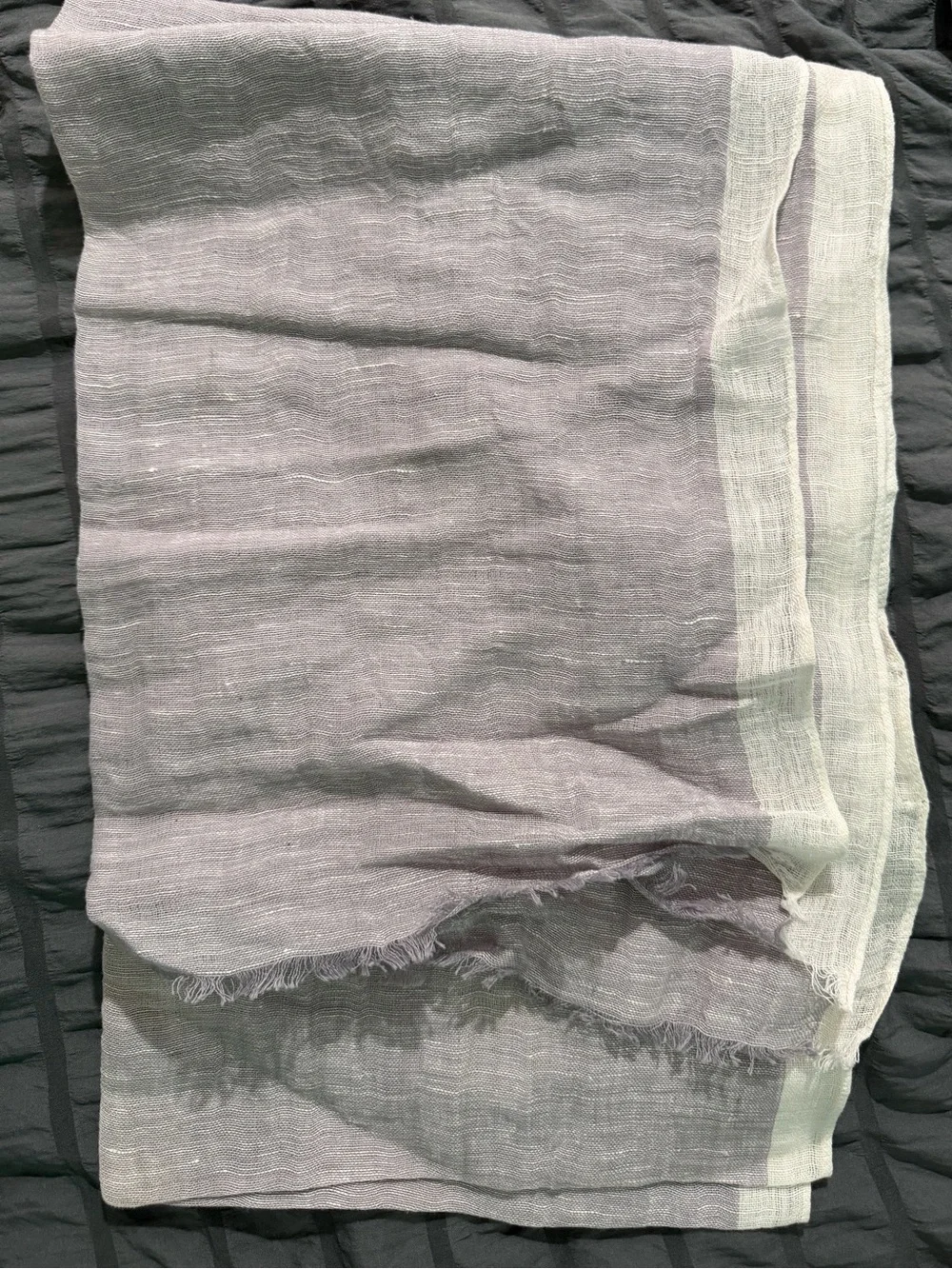 💕from Paris💕 Lightweight Linen Cotton Blend Wrap Scarf